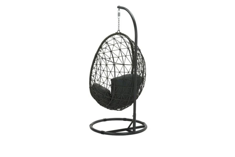 Garden Hanging Egg Chair - Rope Moss Green