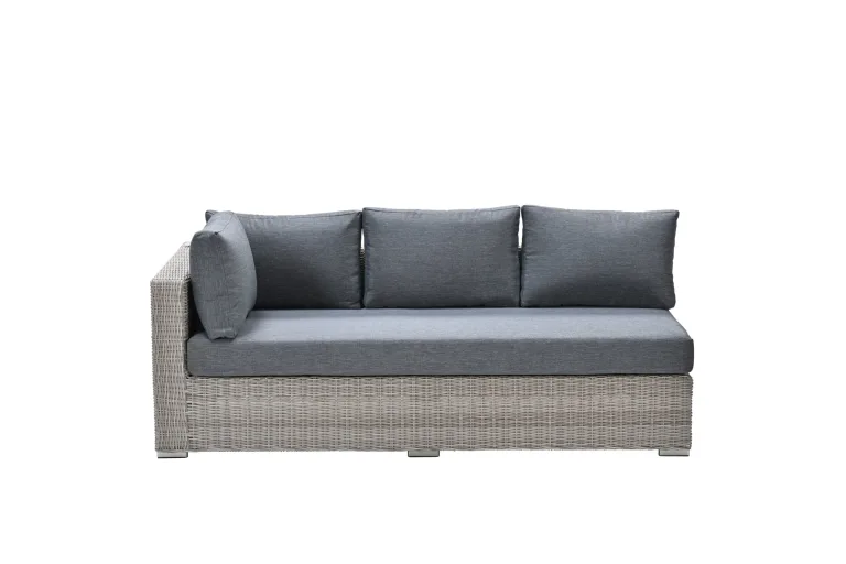Valencia Tennessee Open Sofa Bench - Front View With Anthracite Cushions