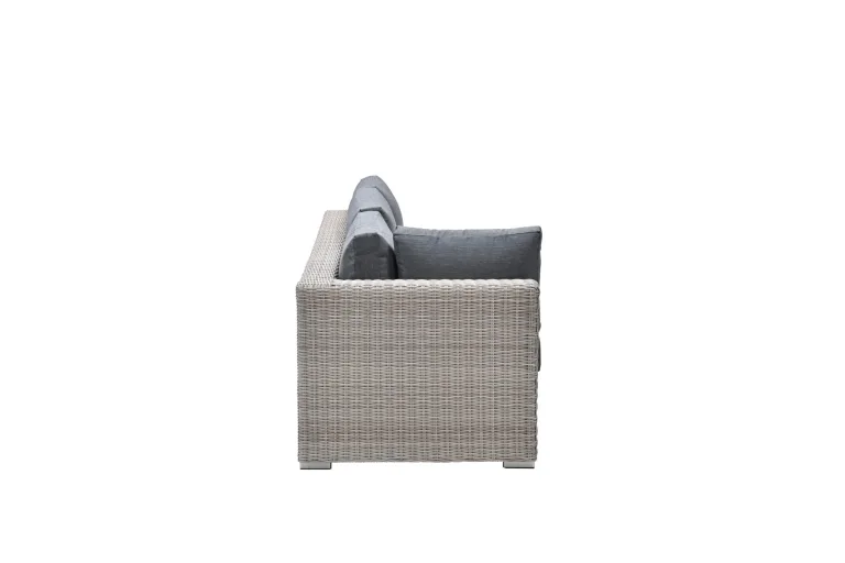Valencia Tennessee Open Sofa Bench - Side View - A Wonderful Wicker Sofa Set