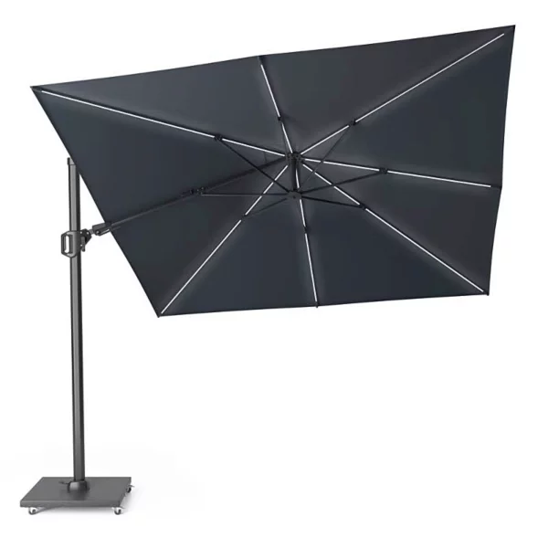 Platinum Challenger T2 Glow 3x3m Anthracite Parasol