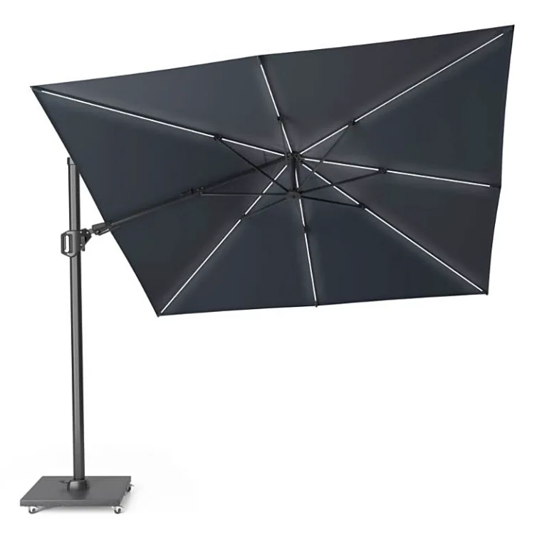 Platinum Sun and Shade free-arm parasol Challenger T2 Glow 3x3 Anthracite