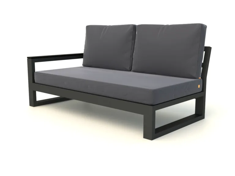 Timber Lounge 2 Seater Sofa Right Configuration - Weather Resistant Garden Furniture