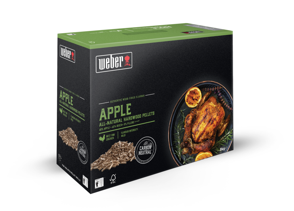 Weber Apple All-Natural Hardwood Pellets - Weber BBQ Accessories - Weber Barbecue Products Ireland