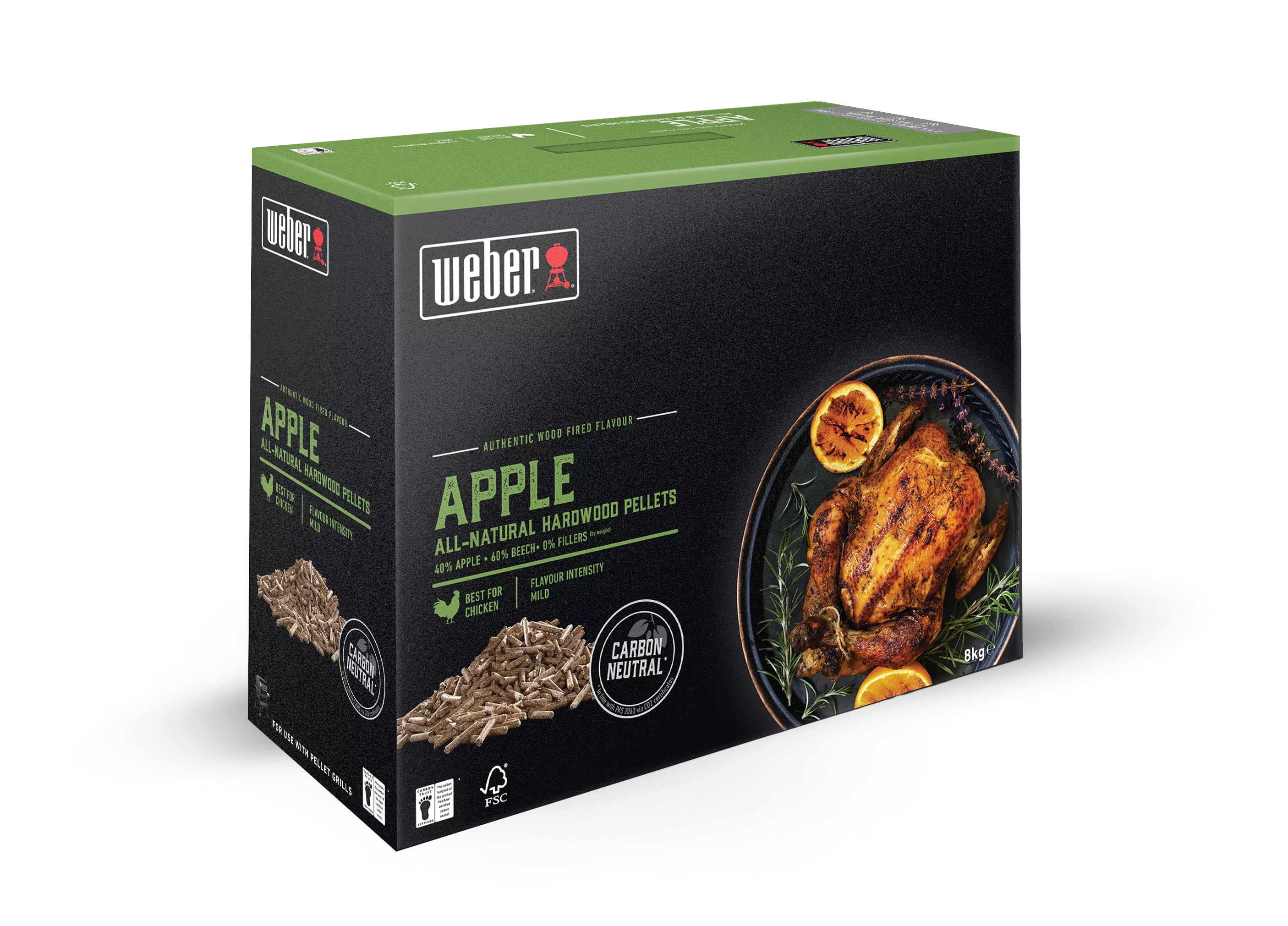 Weber Apple All-Natural Hardwood Pellets - Weber BBQ Accessories - Weber Barbecue Products Ireland