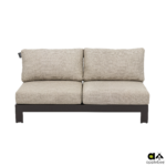 Sticks and More Two-Seater Sofa Taupe