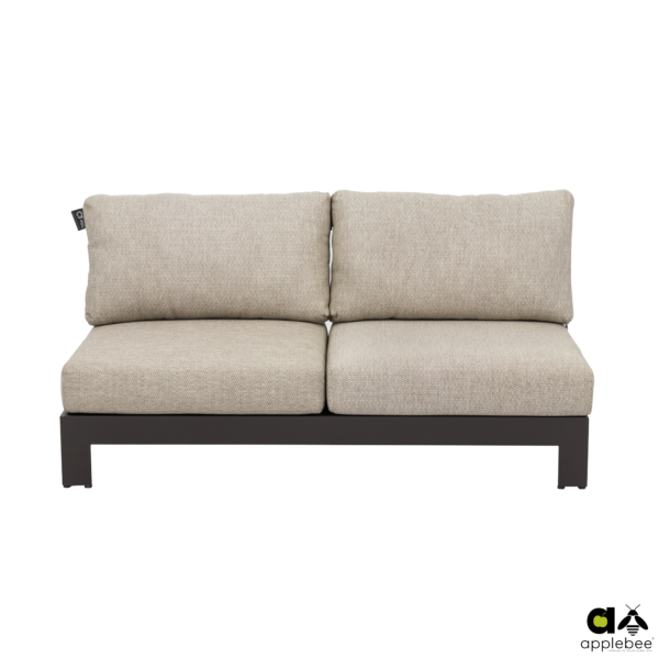 Sticks and More Two-Seater Sofa Taupe