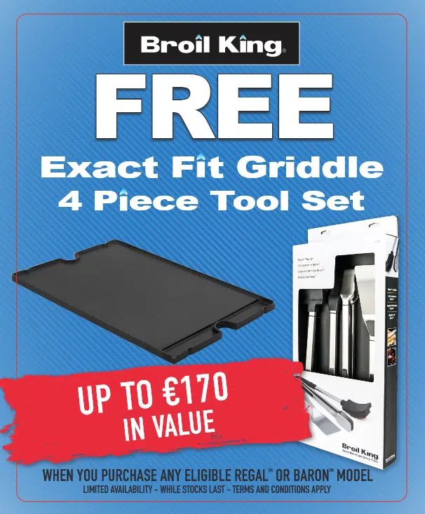 Broil King Baron Promotion, free 170 Euro accessories with BK Baron & Regal series. Shop now till stock lasts. Limited stocks available in Outdoor Scene.