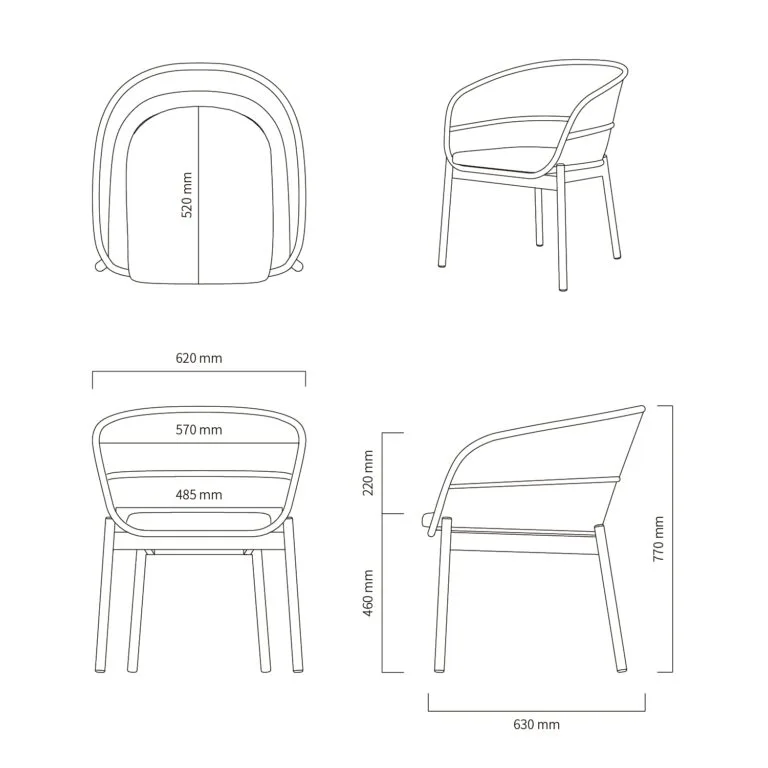 Bari Dining Chair Specs