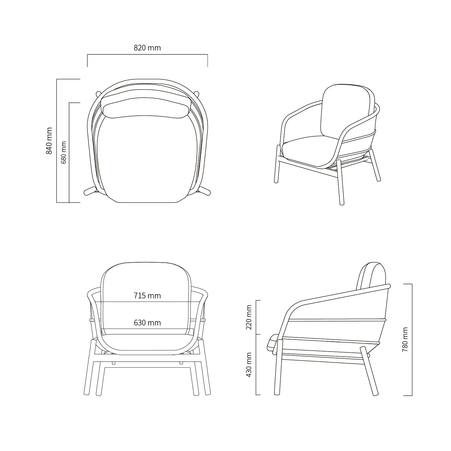 Bari Single Seater Sofa