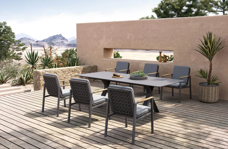 Carson Extension Dining Table in a Real Life Setting