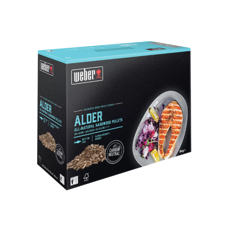 Alder All-Natural Hardwood Pellets - Box - Weber BBQ Accessories Ireland