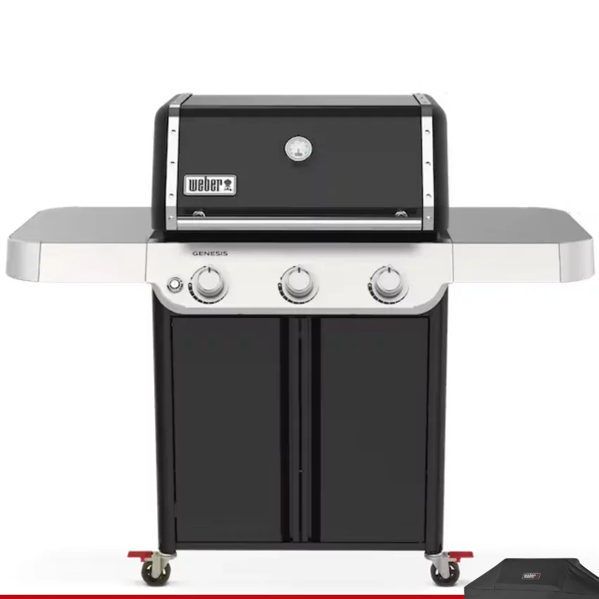 Weber Genesis E-315 Gas Barbecue With free cover for sale in Dublin Ireland from The Outdoor Scene.