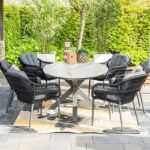 Scotland Table with Pescara Dining Chairs Set
