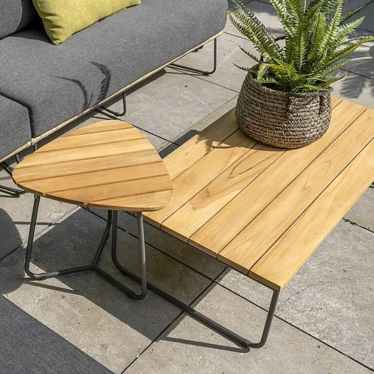 Verdi Coffee Table Set Placed In a Lifestyle Setting at The Outdoor Scene