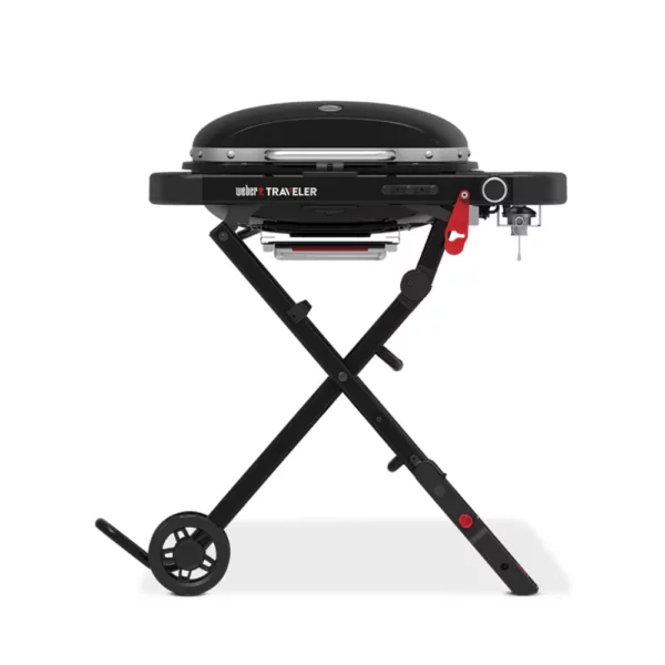 Weber Traveler Compact Portable Gas Grill BBQ