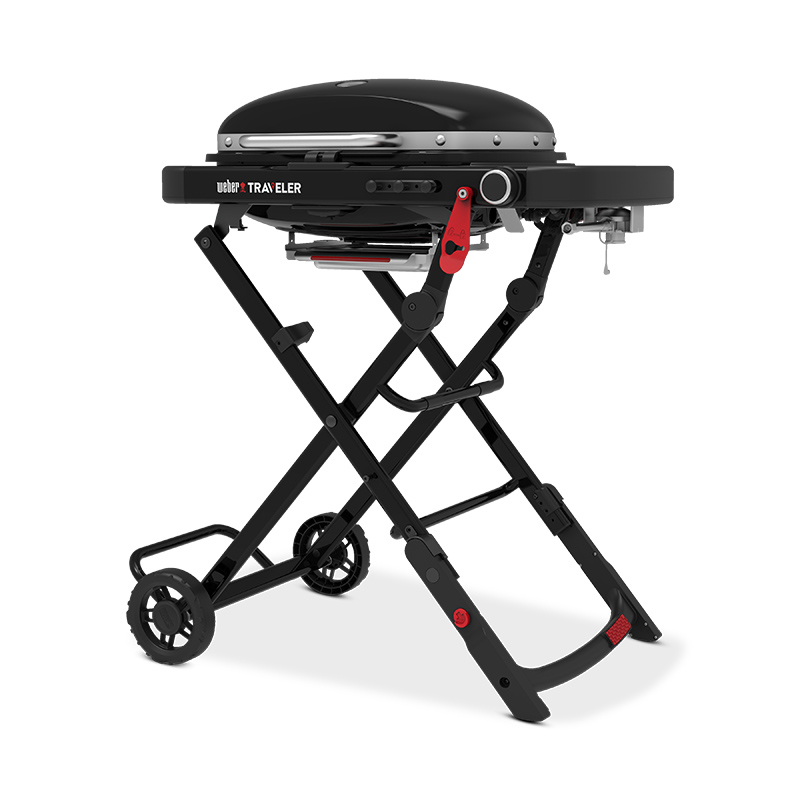 Weber Traveler Compact Portable Gas Grill BBQ