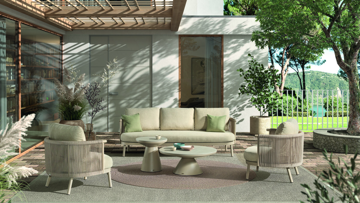 Luxury shop wicker furniture
