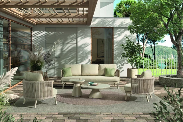 Mendoza Lounge Set with Diaz Coffee Tables