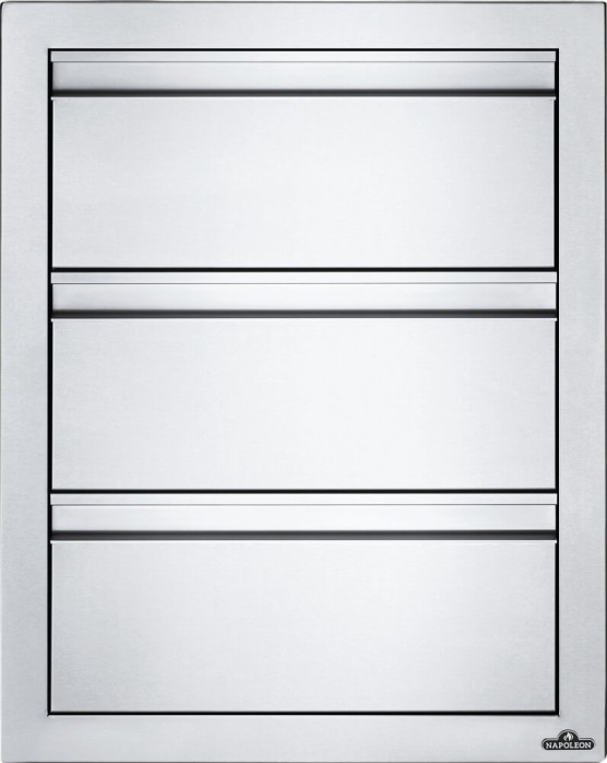 Napoleon 18×24-Inch Triple Drawer Built-in Unit