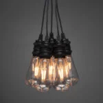 10 Oval Clear Amber LED Bulbs Start Set