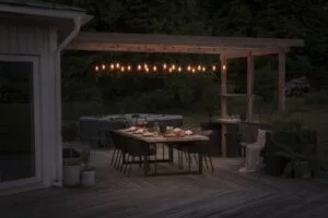 Outdoor Decorative Bulbs With Amber Lights - Outdoor Lighting Ireland