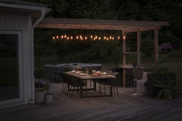 10 Oval Clear Amber LED Bulbs Start Set