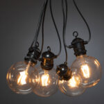 10 Round Clear Amber LED Bulbs Start Set