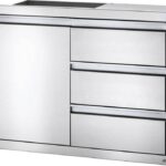 Napoleon 36 x 24-Inch Single Door and Triple Drawer Combo
