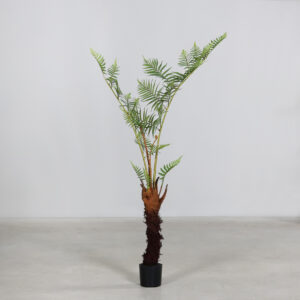 130cm Fern Tree in Black Plastic Pot - Buy Artificial Trees in Ireland