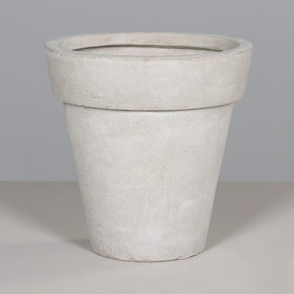 Fibre Clay Pot - Sand Grey