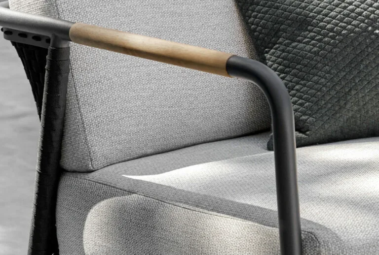 AppleBee Elle Rope Belt Lounge Chair with Arm Support