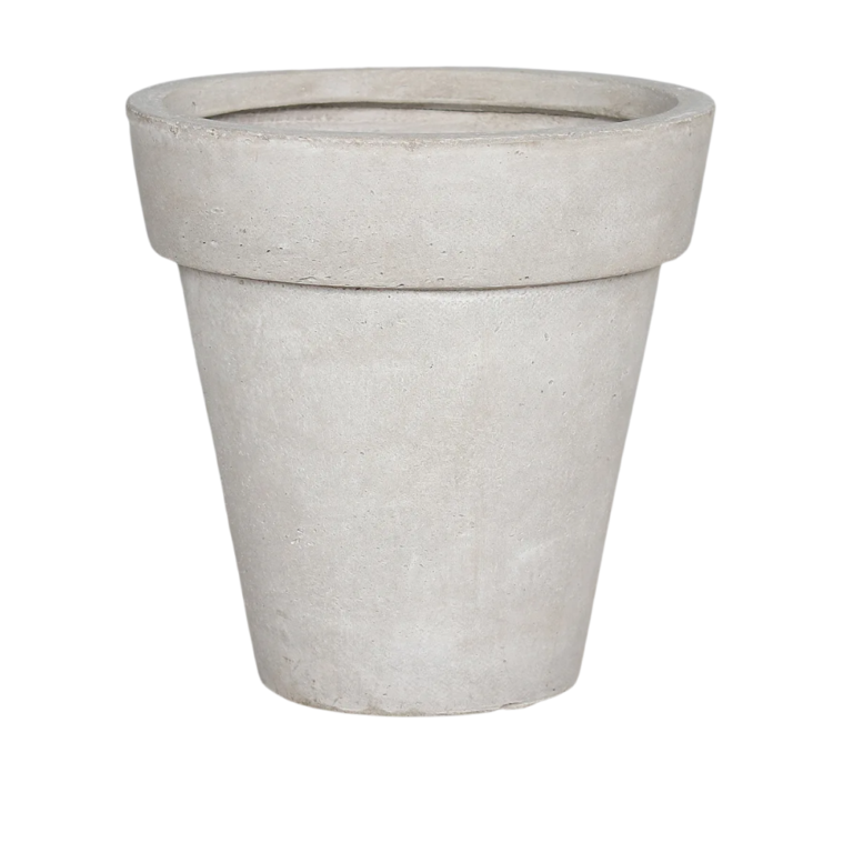 Fibre Clay Pot - Sand Grey