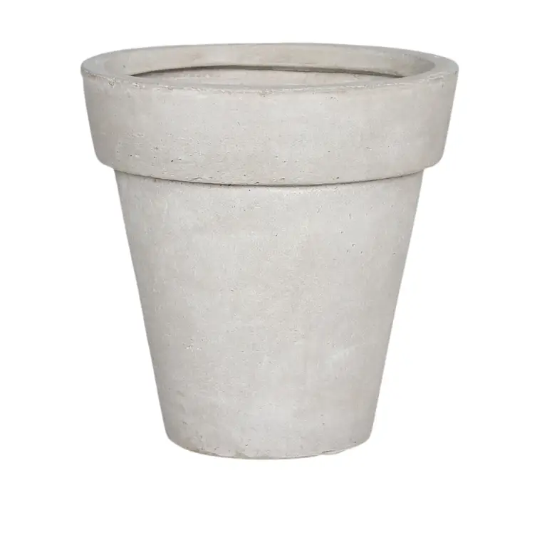 Fibre Clay Pot - Sand Grey