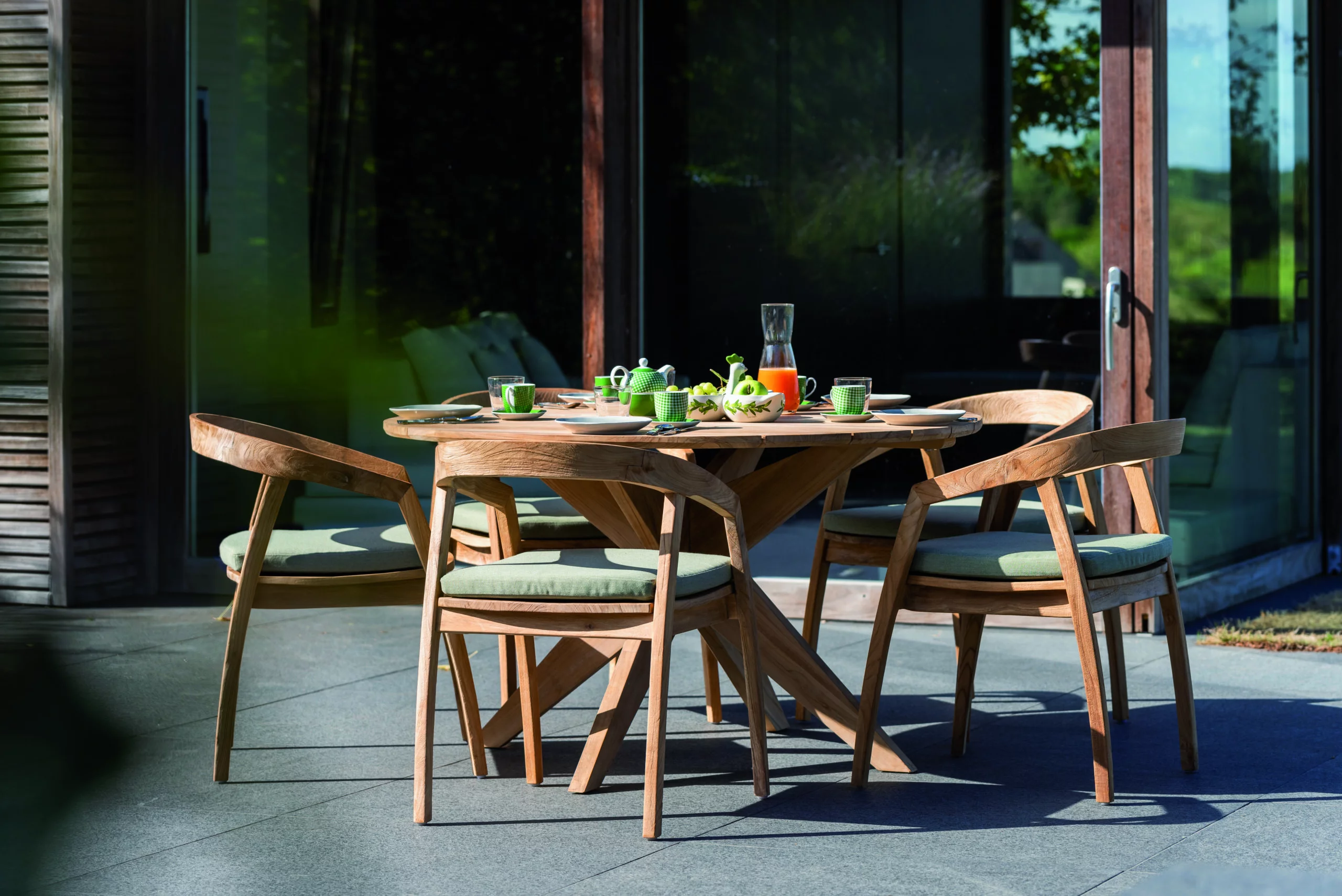 Cabrini Dining Chair - Lifestyle Outdoor Dining Furniture Set