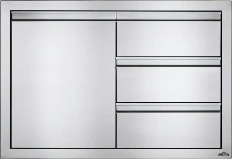 Napoleon 36 x 24-Inch Single Door and Triple Drawer Combo