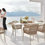 Bari Dining Set With Carson Extension Table
