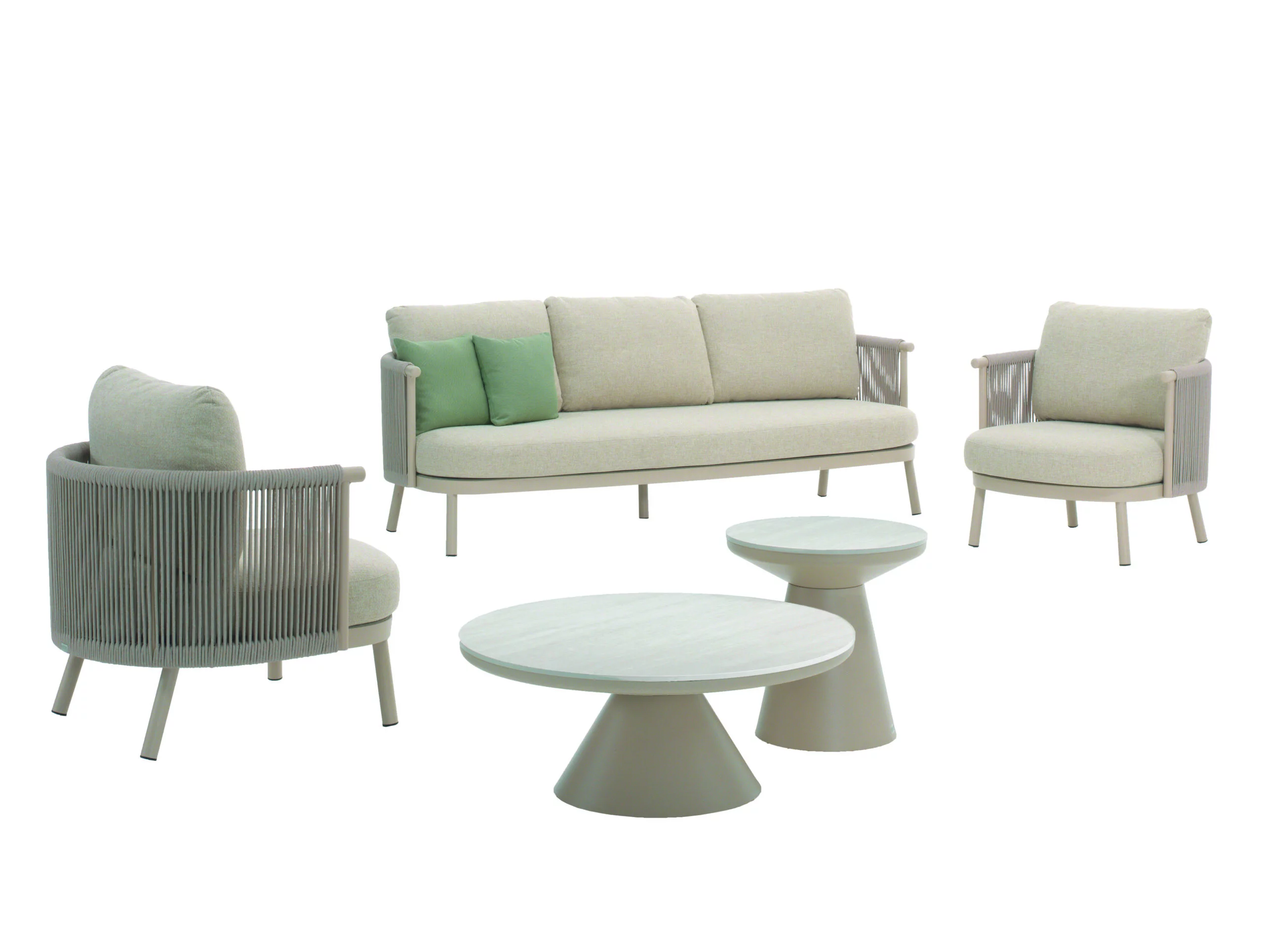 Mendoza Lounge Set with Diaz Coffee Tables