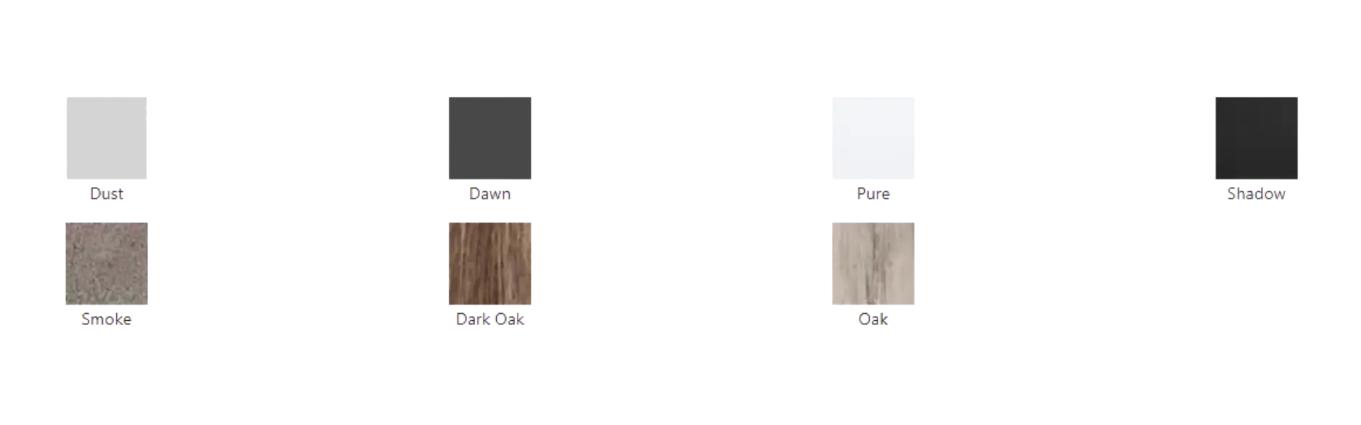 Cabinet Colour options for Burn Outdoor Kitchen . For sale from The Outdoor Scene in Ireland.