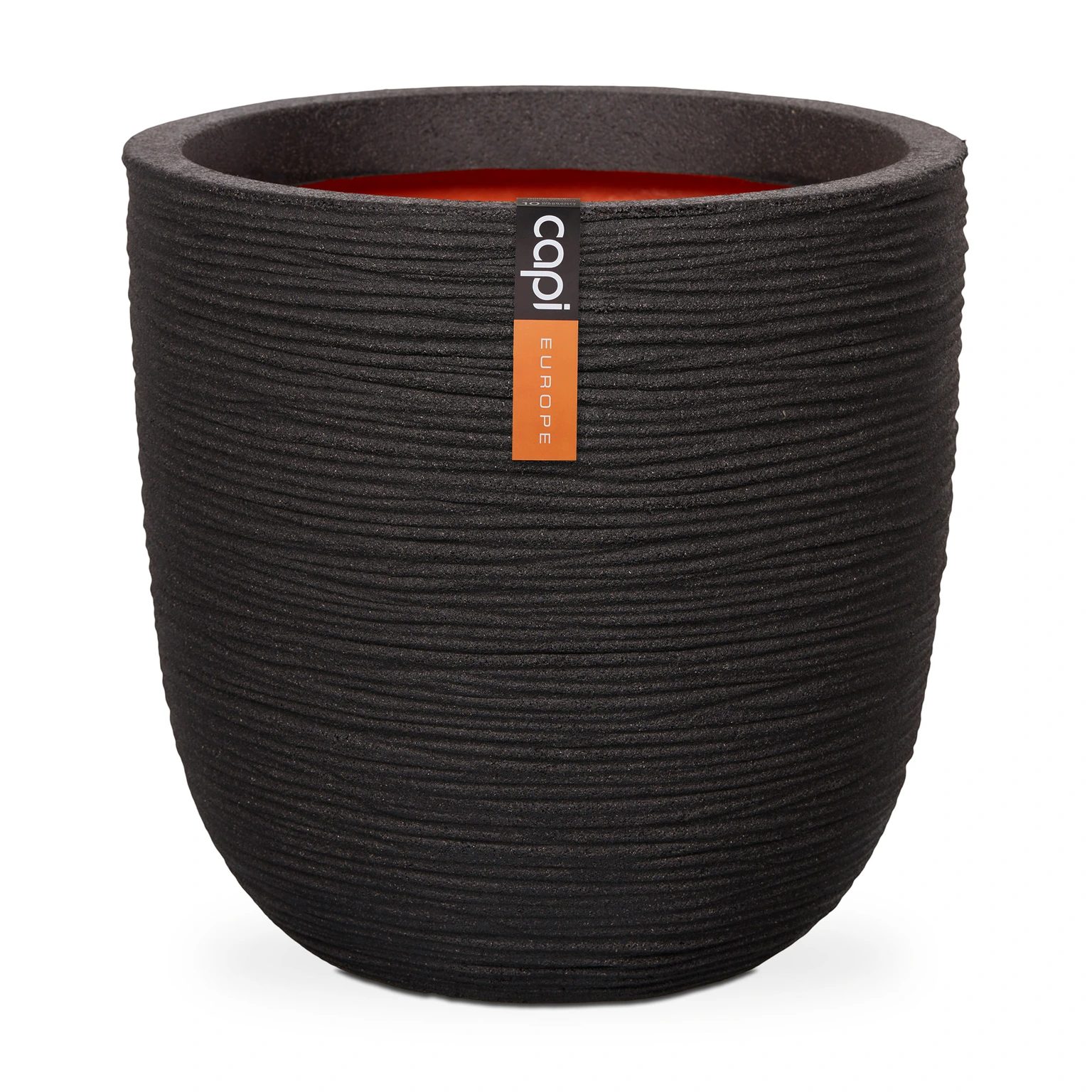 Capi Ball Rib Planter – Black