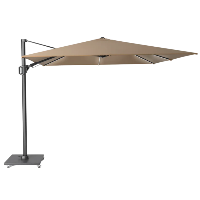 Platinum Challenger T2 Glow Taupe, Garden parasol for sale in dublin. Sun shade solution, patio perfect idea