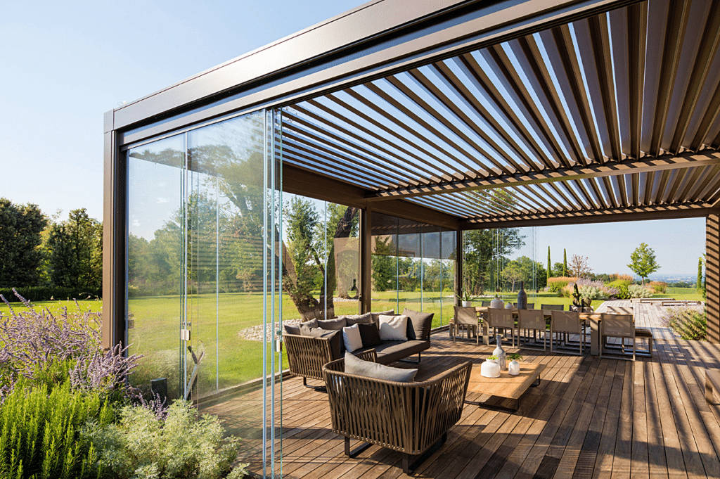 Pratic Opera with Glass Sliding Doors