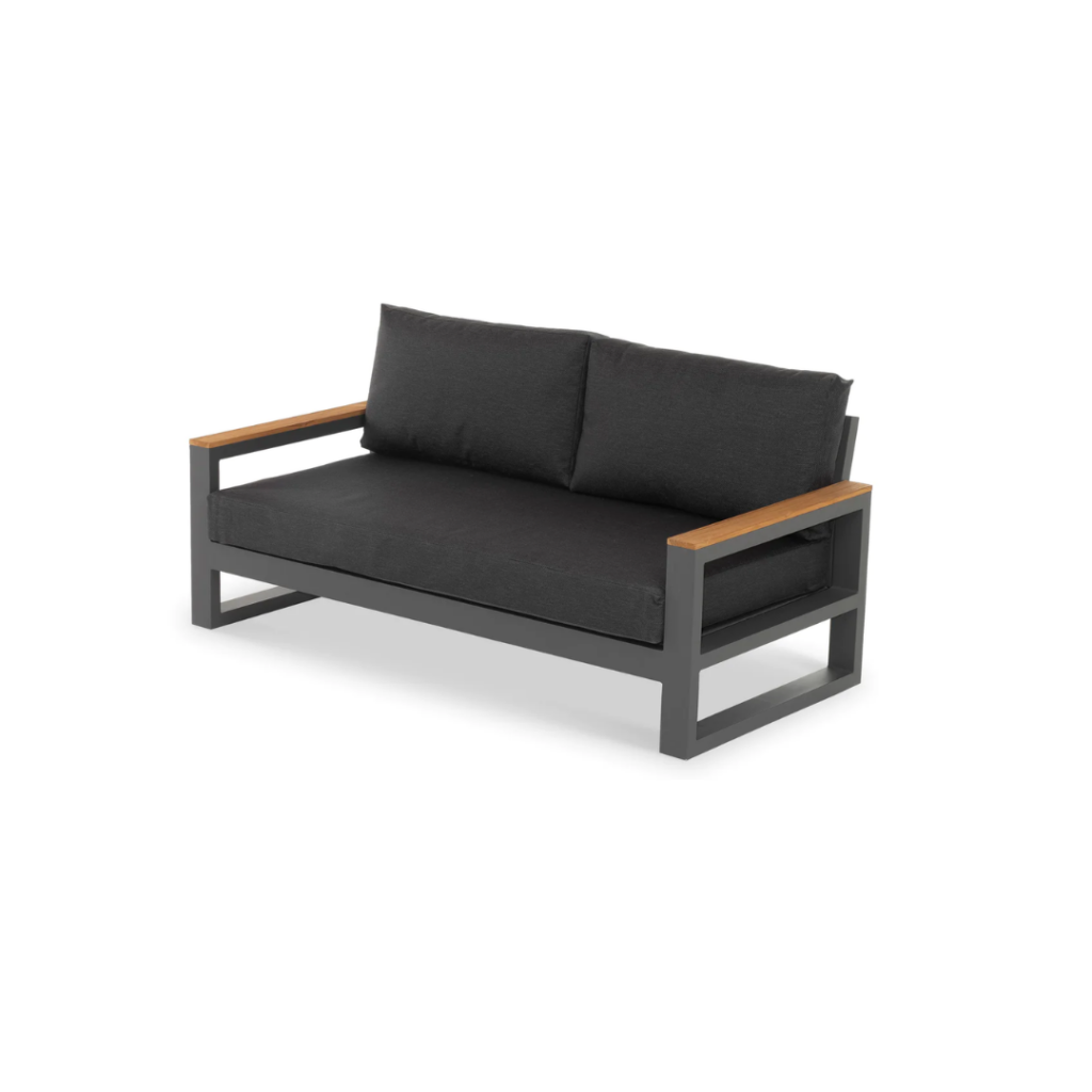 Soho 2-Seat Sofa Bench - Lava Frame - Premium Outdoor Furniture