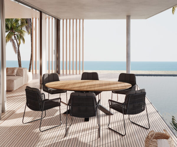 Charcoal Rivera Dining Chair