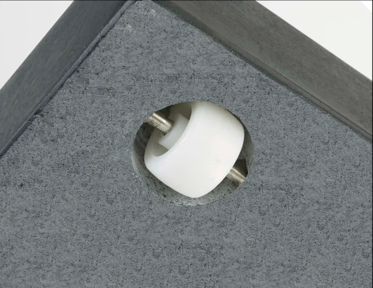 Platinum Parasol Base Rome Black Polished Wheels