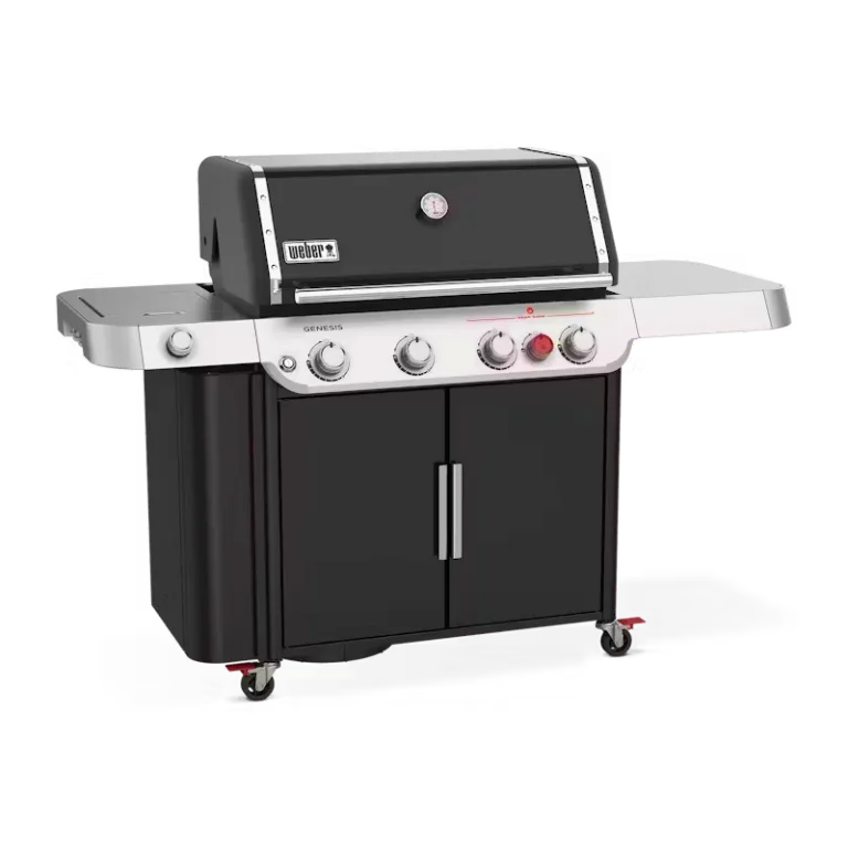 Genesis E 435 Gas BBQ Left View