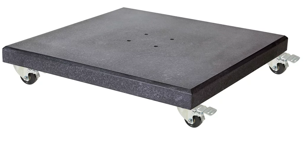 Parasol Base Modena 90kg Granite with Swivel Wheels