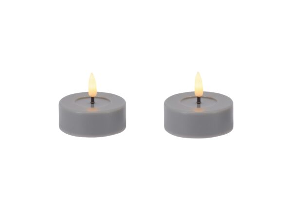 LED Tealight Set with 3D Warm White Flame