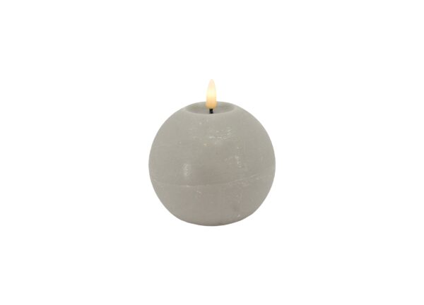 LED Ball Candle with 3D Warm White Flame