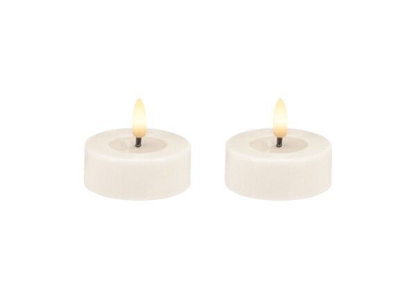 LED Tealight Set with 3D Warm White Flame