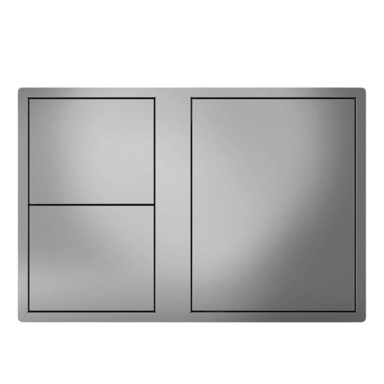 BeefEater Stainless Steel Single Door and Double Drawer - Front